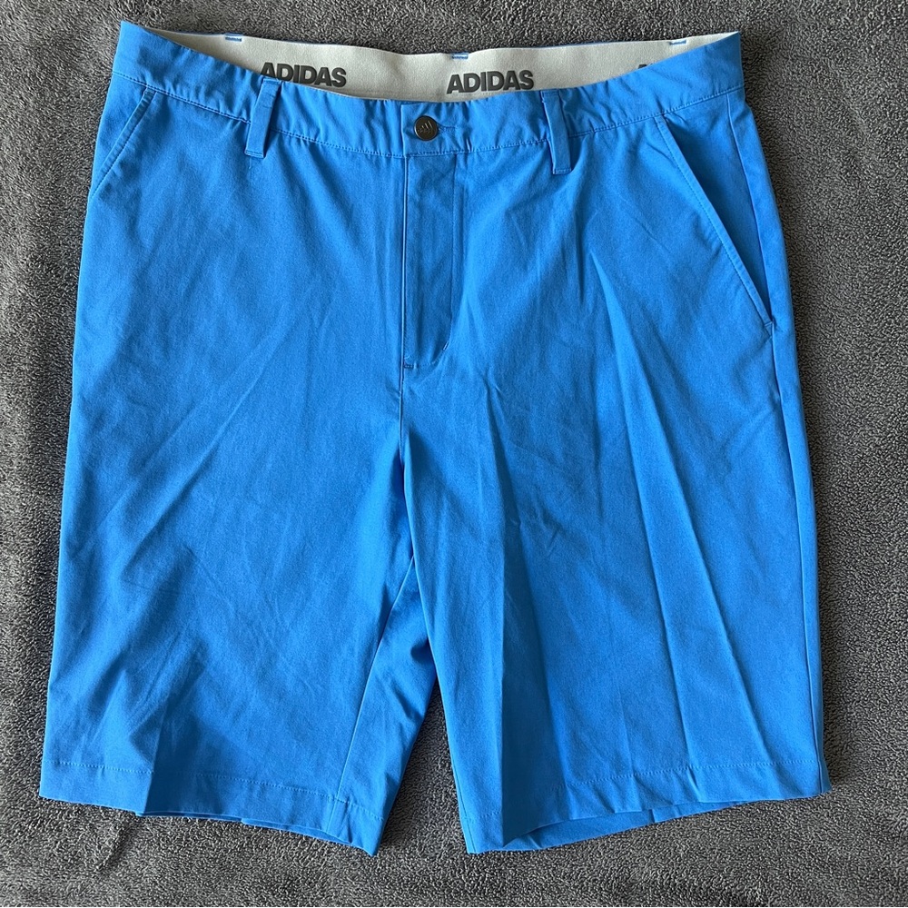 🔥Adidas Men's Bright Blue Golf Shorts
